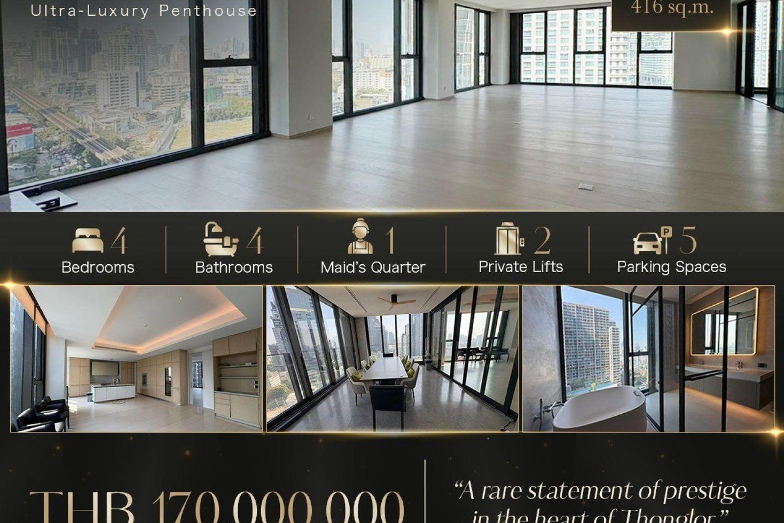 Studio Condo for Sale in SCOPE Thonglor, Bangkok, Thailand