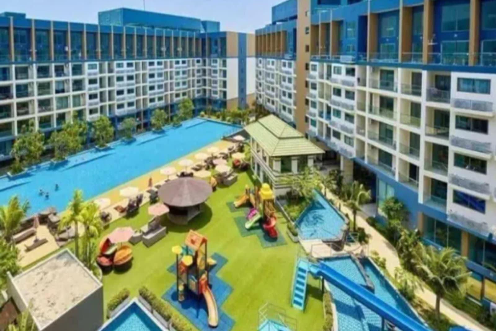 mit Stadtblick 2-Zimmer-Wohnung in Laguna Beach Resort 2, Jomtien, Pattaya (3. Etage)